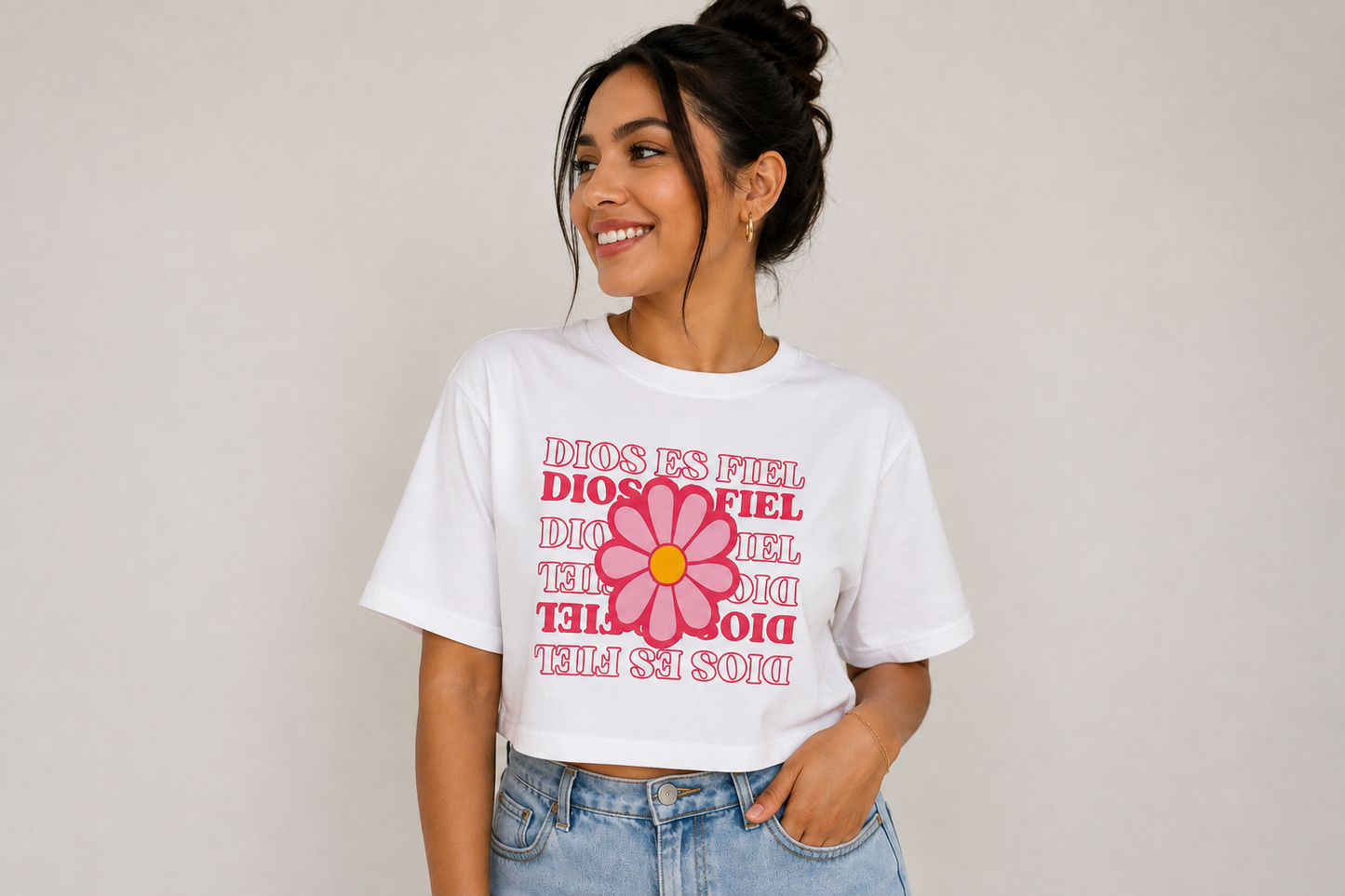 Crop Top “Dios Es Fiel”