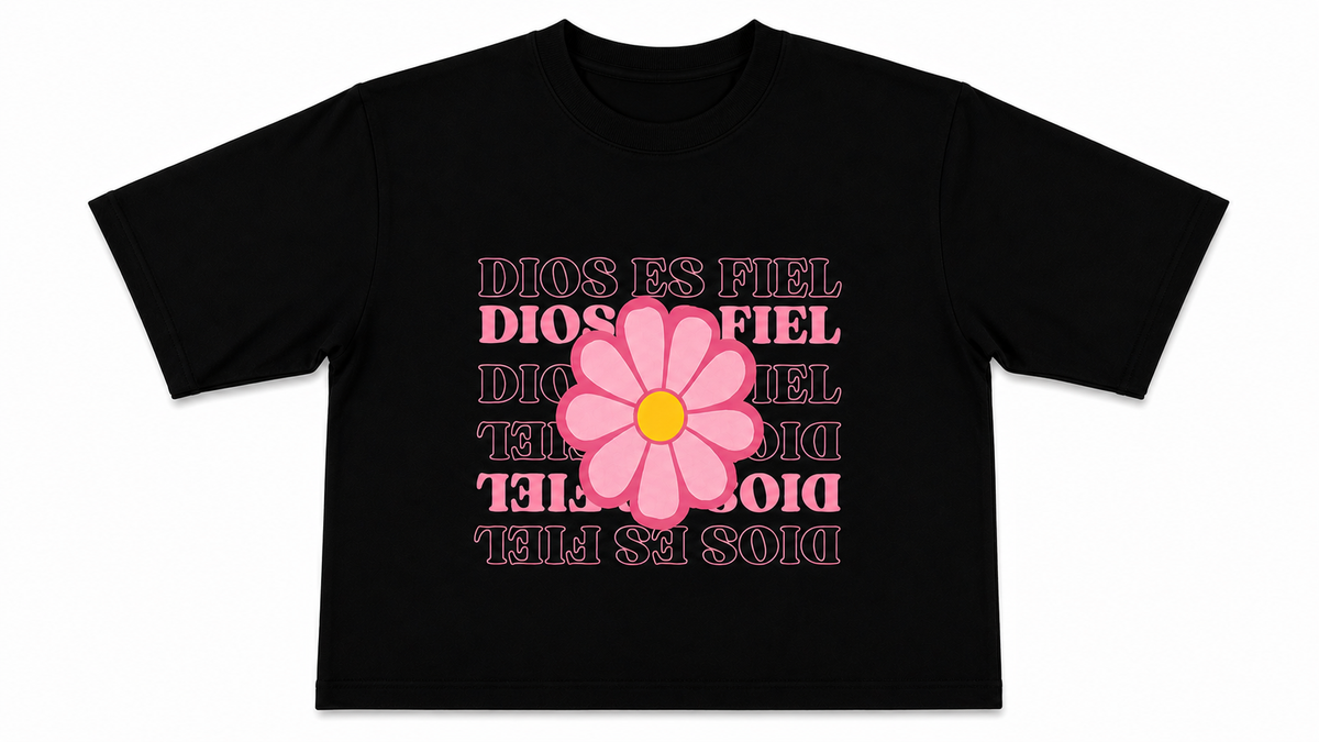 Crop Top “Dios Es Fiel”